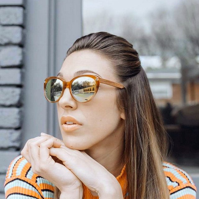 Belair Stacked Wooden Sunglasses
