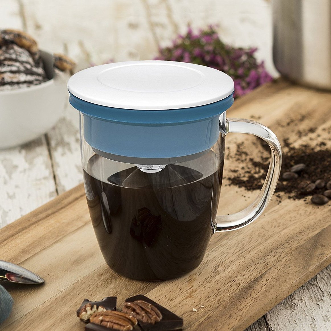 Blue Pour-Over Mug Set by Osaka Coffee