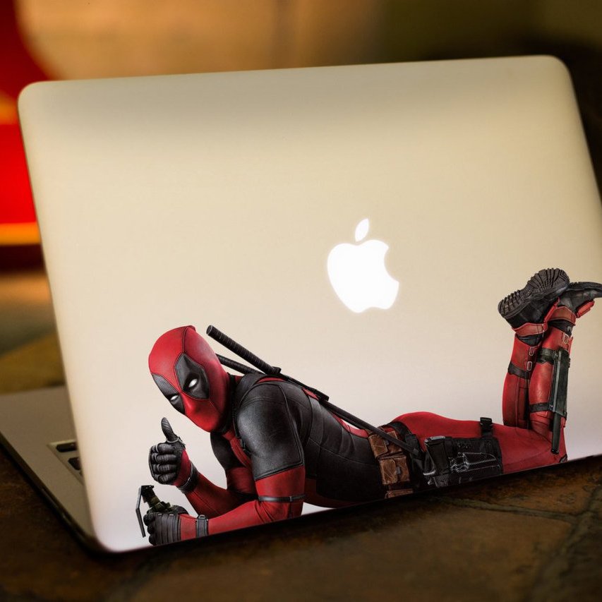 Deadpool Movie Macbook Decal