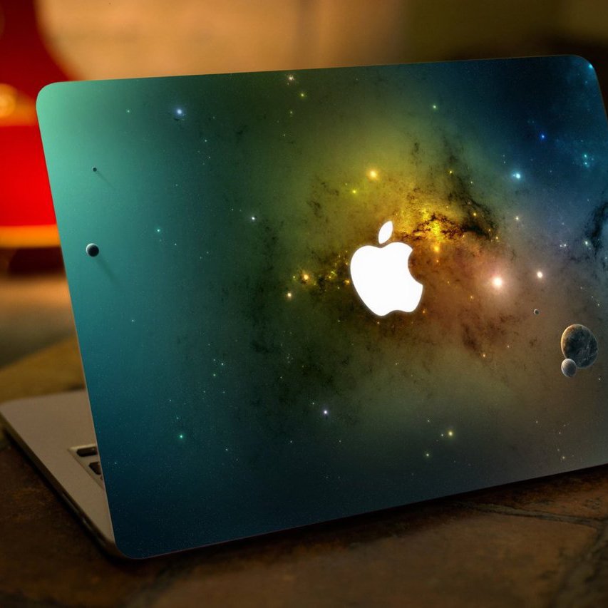 Green Space Macbook Decal