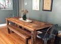 Reclaimed Wood Farmhouse Dining Table