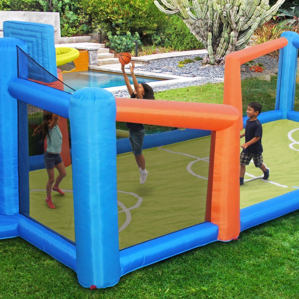 Slama Jama Inflatable Basketball Court