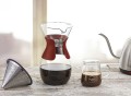 Red Pour-Over Drip Brewer