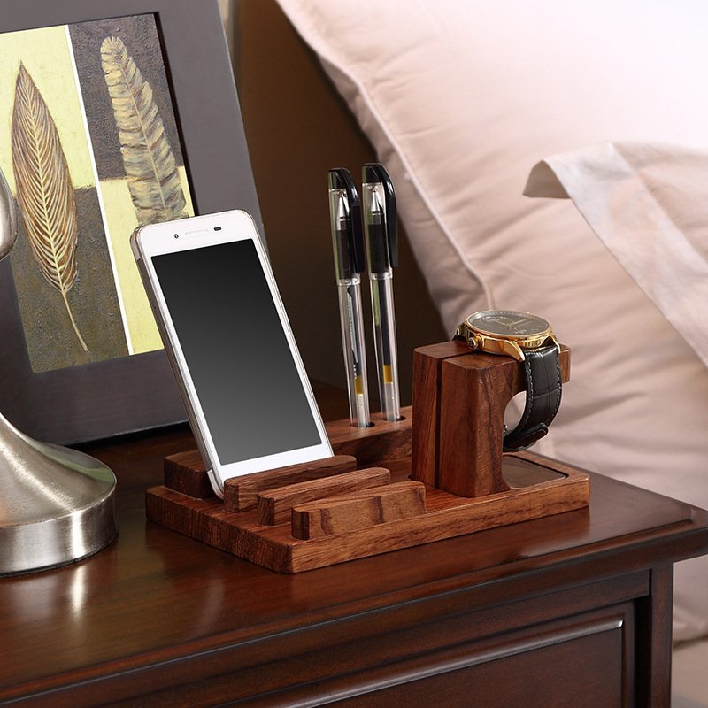 Wood Charge Dock Holder