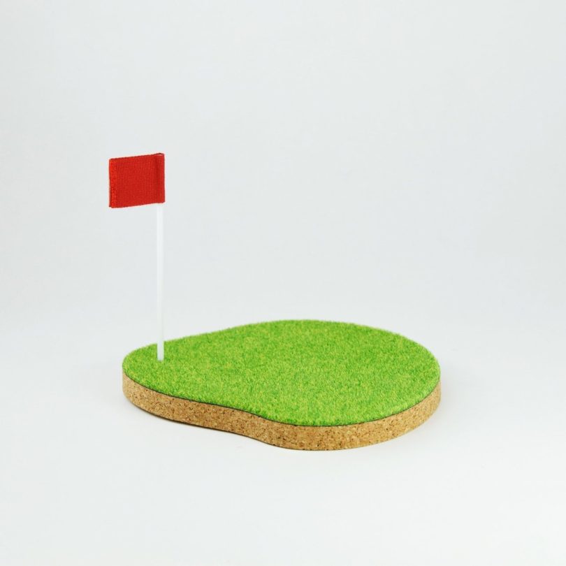 Shibaful Sport Coaster Golf Green