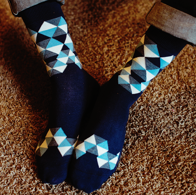 Umbrella Crew Socks by Strollegant