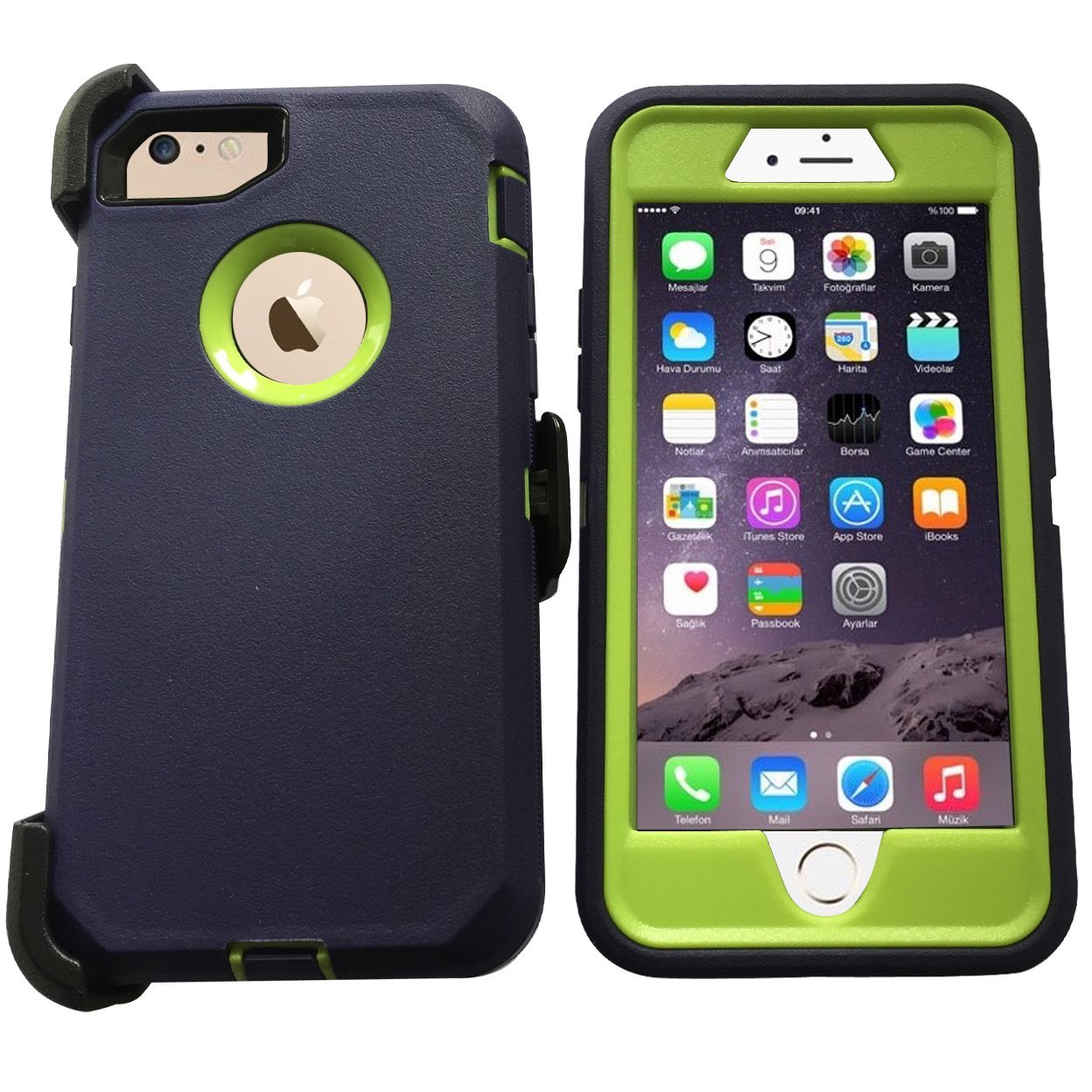 Defender Rugged Case with Clip for iPhone 7 / 7 Plus