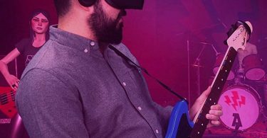 Rock Band VR Game + Guitar Controller