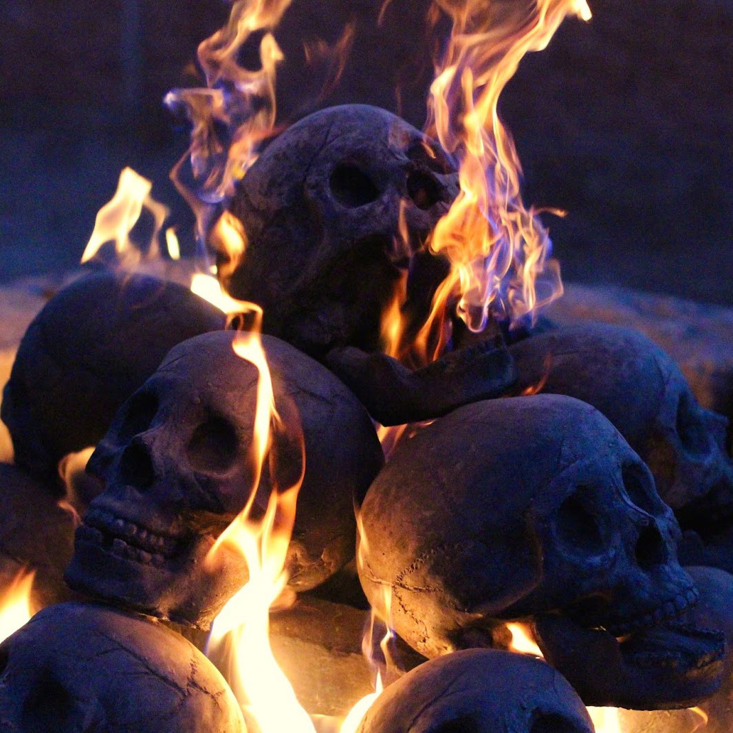 Fire Pit Skulls