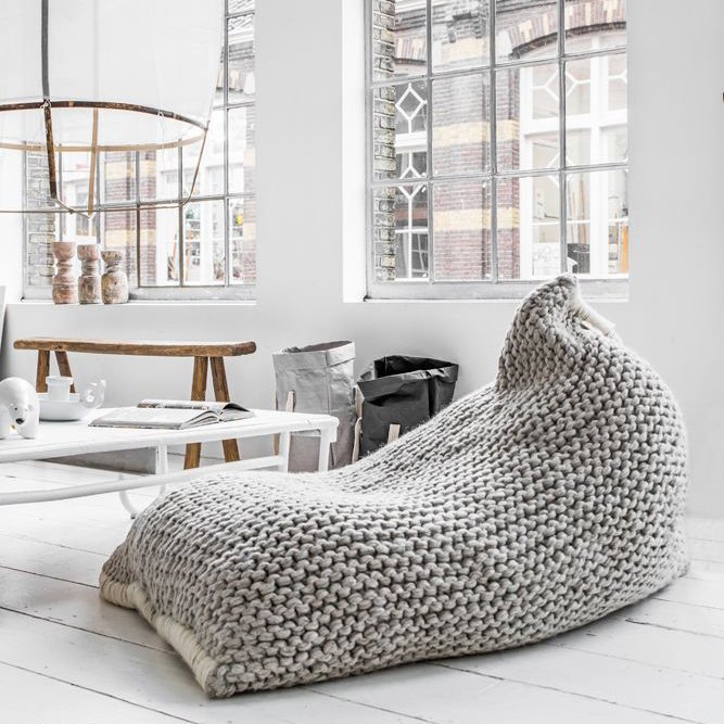 Nest Knitted Bean Bag