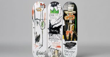 Jean-Michel Basquiat: Skateboard Triptych Quality Meats for the Public