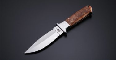 BucknBear Custom Handmade Fixed Blade 440C Stainless Hunting Knife