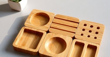 Bamboo Desktop Organizer Blocks