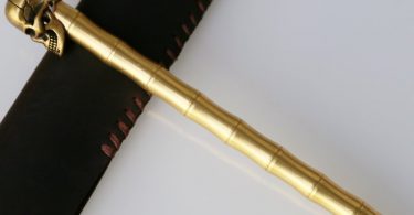 Brass Skull Pen