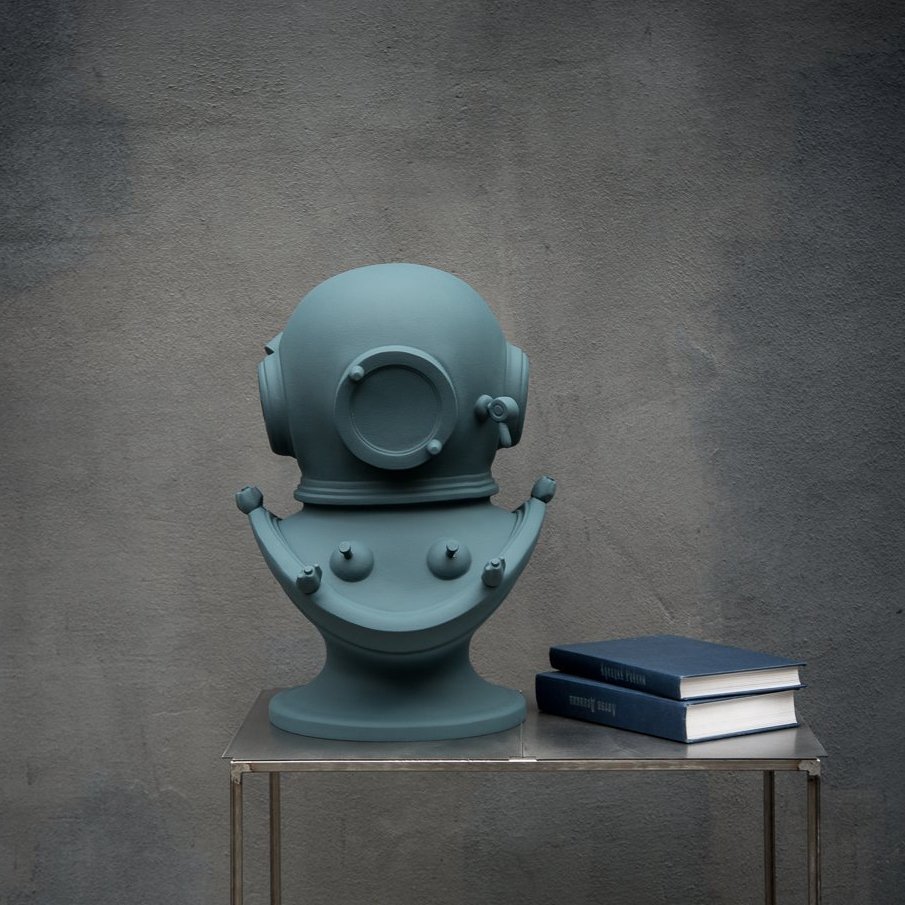 Diver’s Helmet Berlin Blue Bust