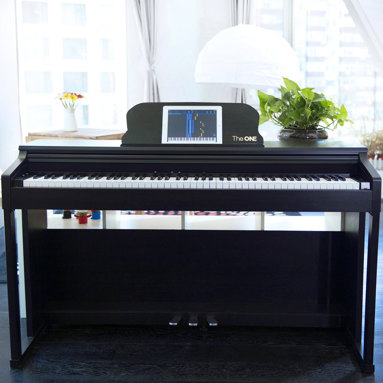The ONE Smart 88-Key Digital Action Upright Grand Piano