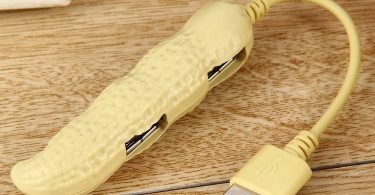 Peanut Shape 4 Ports USB 2.0 Hub