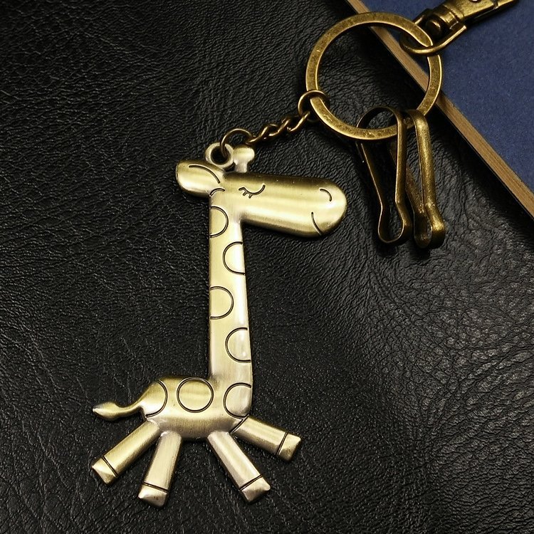 beanie boo giraffe keychain