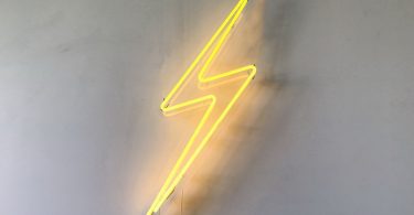 Lightning Bolt Neon Sign