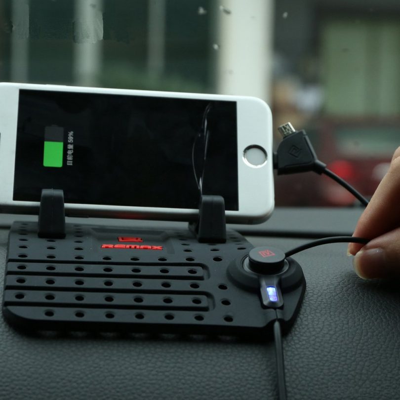 Car Phone Holder Bracket with Charger
