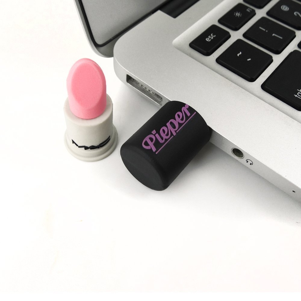 PORTWORLD Cute Lipstick 16GB USB 2.0 Flash Drive