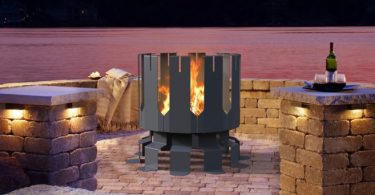 Ion Gunmetal Grey Fireplace by Decorpro