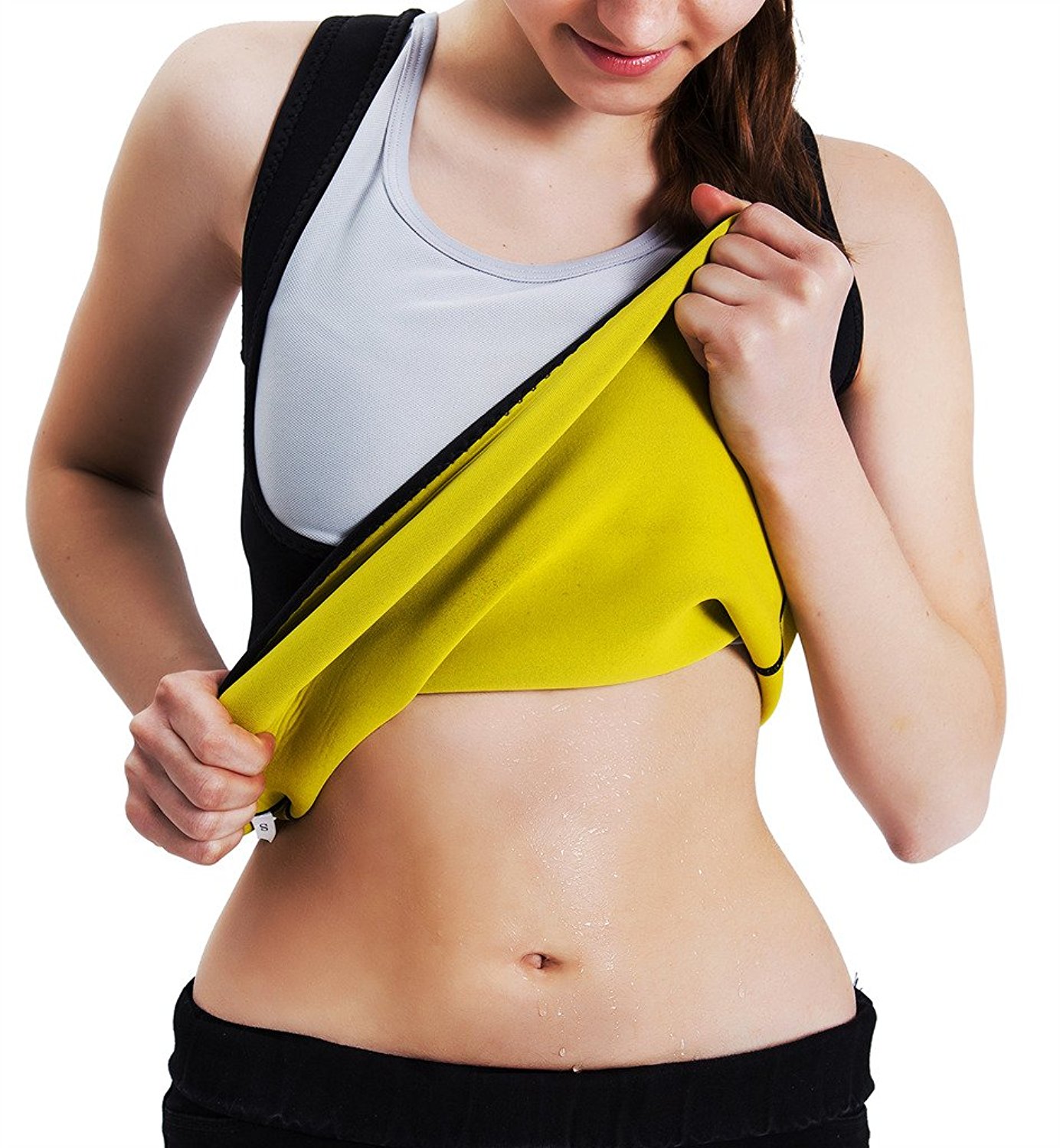 Aliex Womens Slimming Sweat Vest