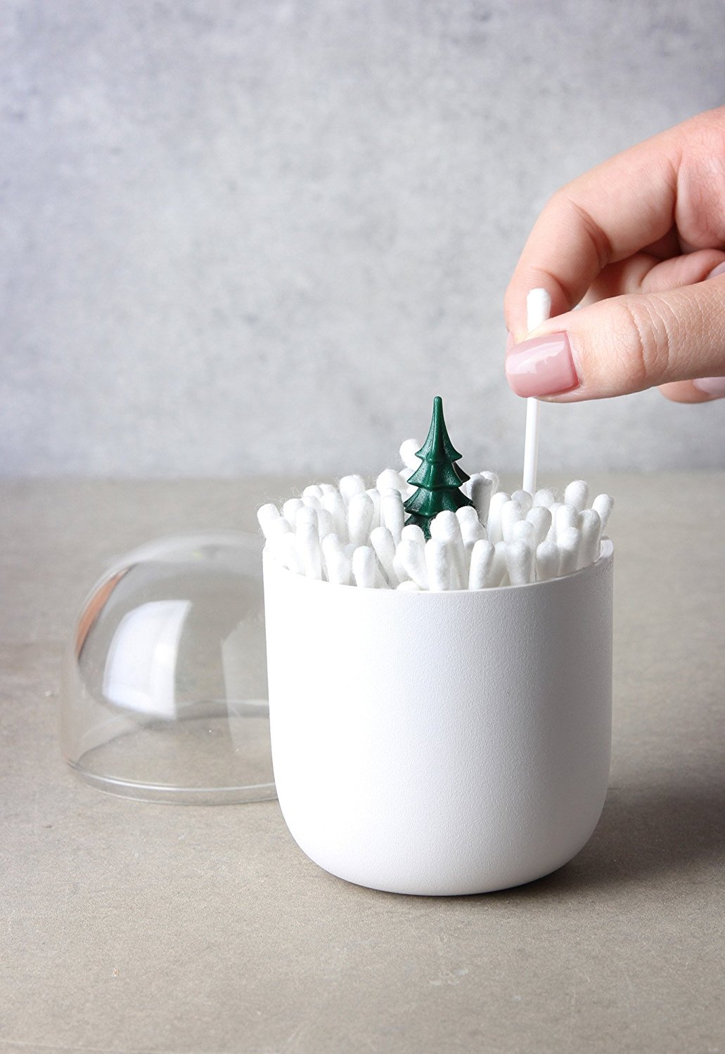 Winter Time Cotton Bud Holder by Qualy Design Studio