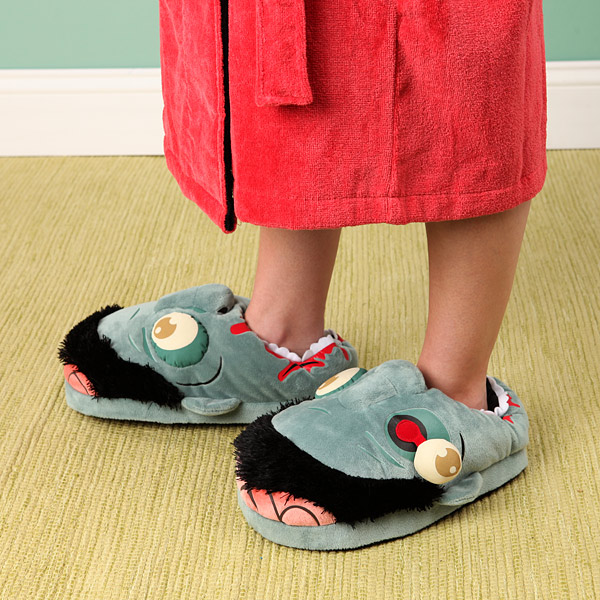 Zombie Plush Slippers