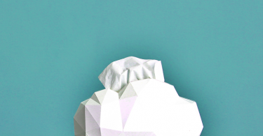 Cloud Paper Tissue Case by Kinyo Design