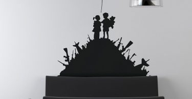 Banksy Kids with Guns Wall Stickers
