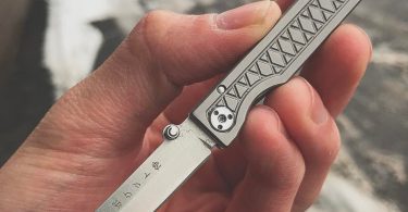 Pocket Samurai Titanium Keychain Knife