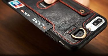 Leather Flip Wallet Slim Case