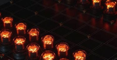 Nixie Tube Chess Set