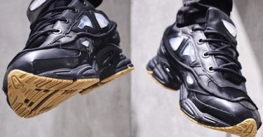 Raf Simons Black adidas Originals Edition Ozweego Bunny Sneakers