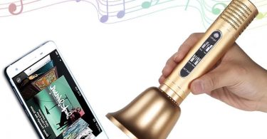 Handhold Bluetooth Speaker Karaoke Microphone