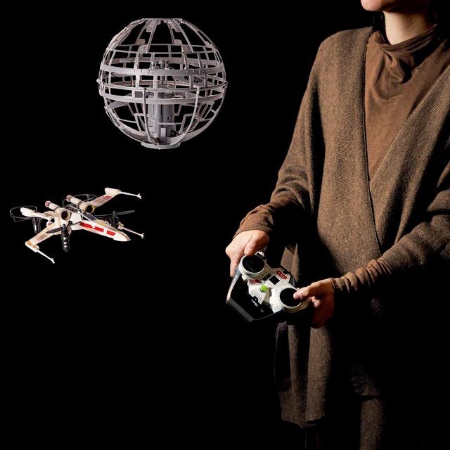 Star Wars X-wing vs. Death Star RC Drones