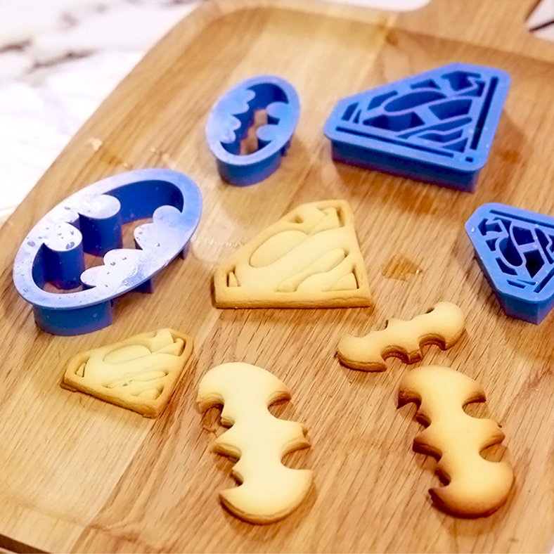 Batman and Superman Cookie Cutter