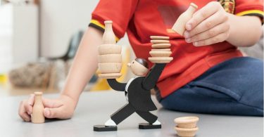 Kikkerland Don’t Tip The Waiter Stacking Game