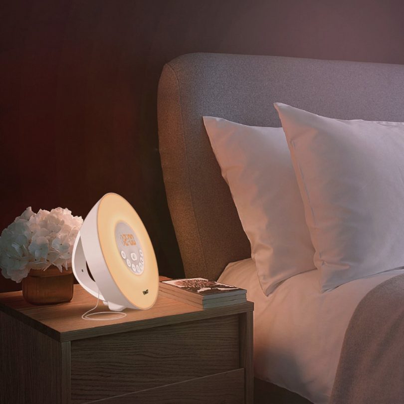 Wake-Up Light Colored Sunrise Alarm Clock