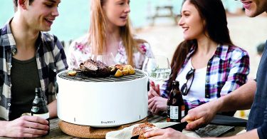 White Tabletop BBQ