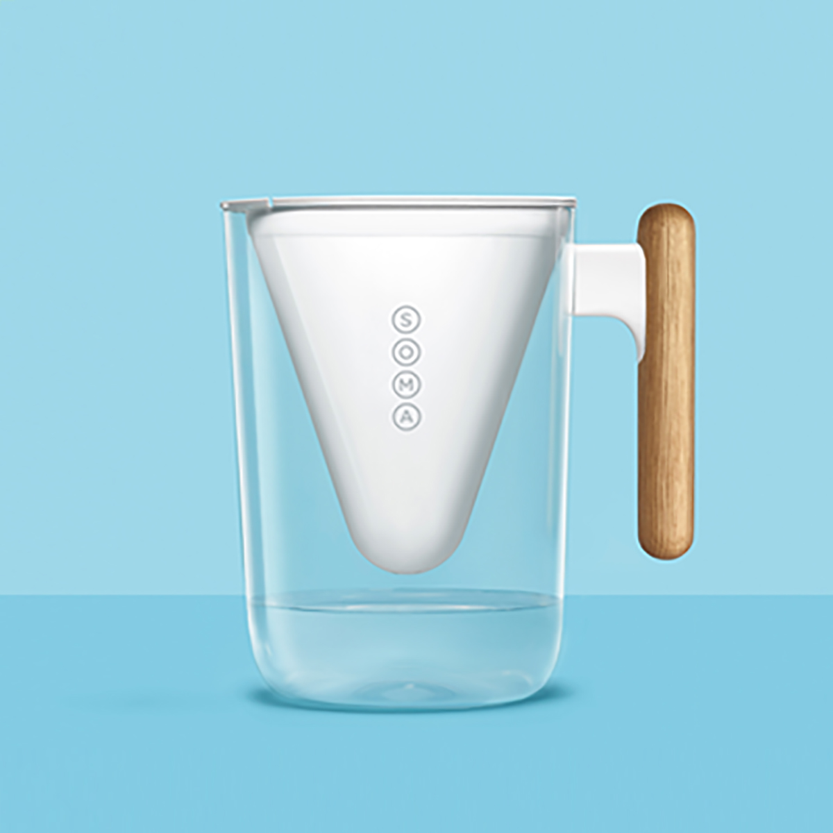Soma Sustainable Pitcher with Plant-Based Water Filter