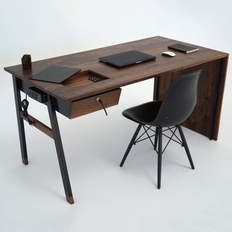 Waterfall Desk by Sean Woolsey Studio