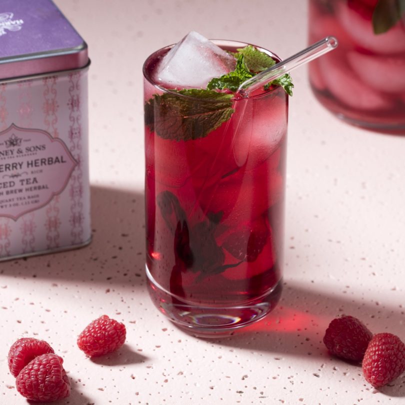 Raspberry Herbal Fresh Brew Iced Tea