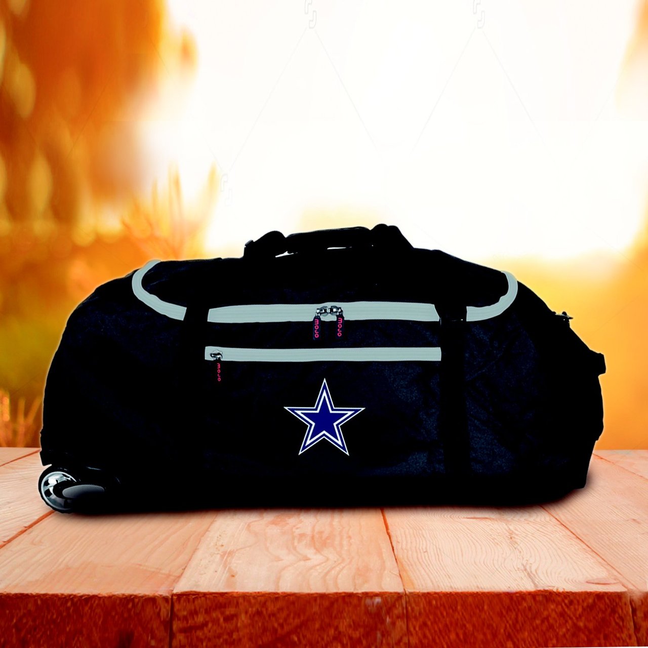 NFL Dallas Cowboys 36” Checked-in Rolling Duffel