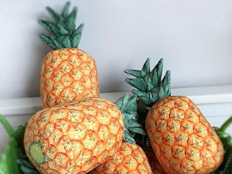 pineapple shaped throw pillow