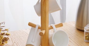 Wood Mug Tree Stand