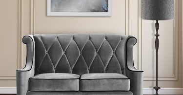 Armen Living Barrister Loveseat