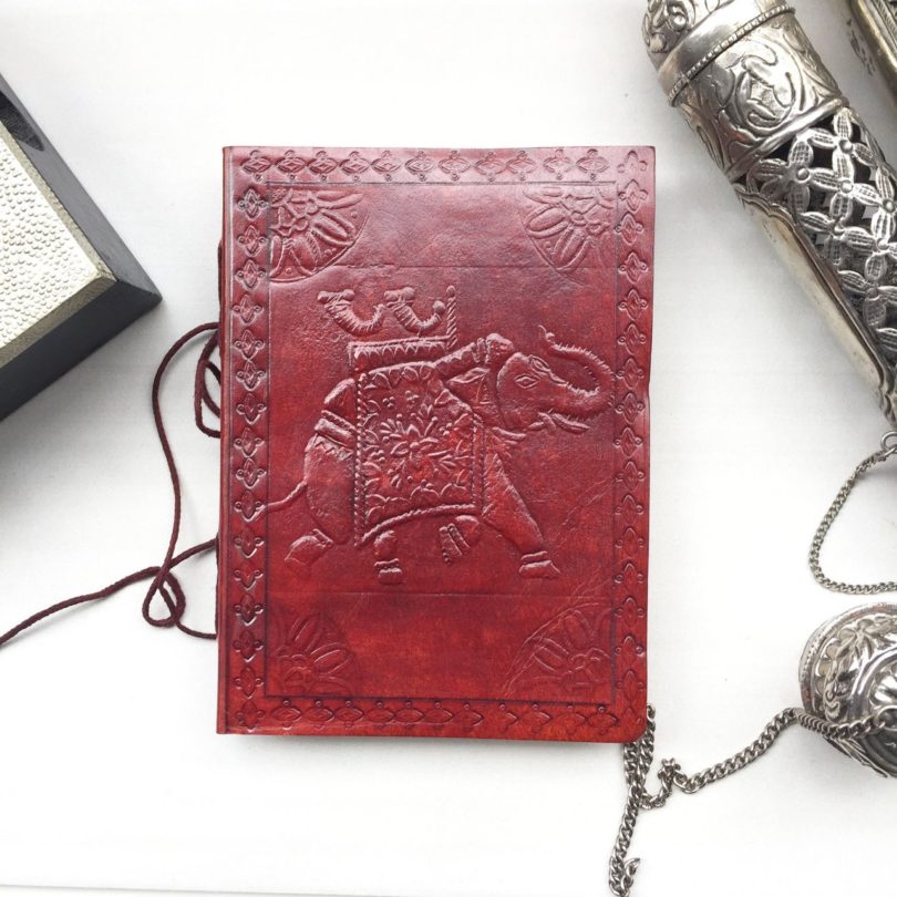 Elephant Handmade Leather Journal