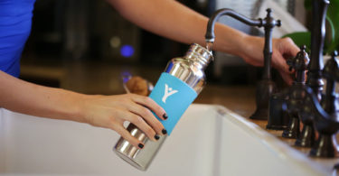 DYLN Inspired Living Water Bottle Chrome
